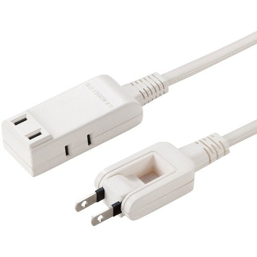 SANWA マイクロタップ 3個口 0.2m ホワ