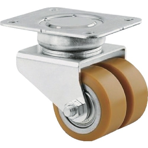 テンテキャスター 重荷重用高性能双輪キャスター“D