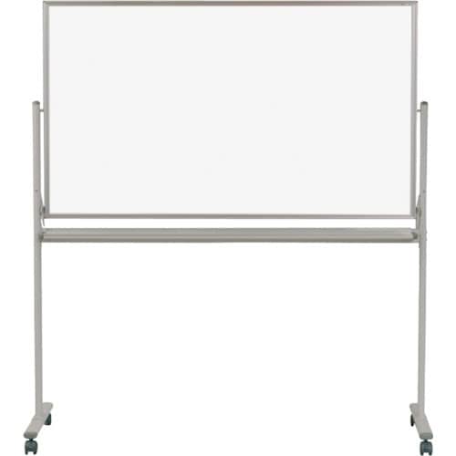 馬印 両面脚付ホーローホワイトボード無地