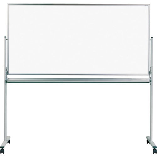 馬印 両面脚付スチールホワイト無地ボード