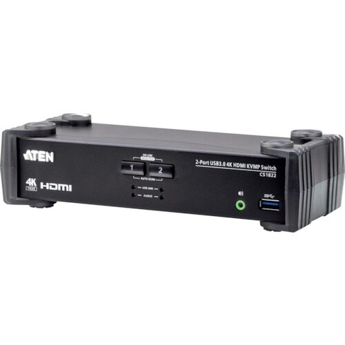 ATEN KVMスイッチ2ポート/USB3.0/H