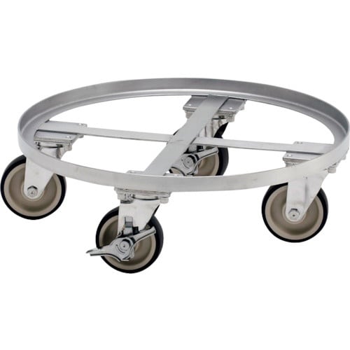 テックサス ステンレスドラム缶台車