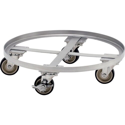 テックサス ステンレスドラム缶台車