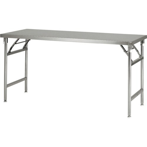 テックサス 脚折りたたみ式ステンレス作業台 150