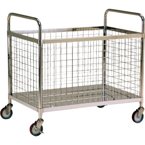 テックサス 金網付ワゴン 900X600 スチール