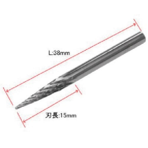 アストロプロダクツ 超硬バー φ3MMシャンク 円