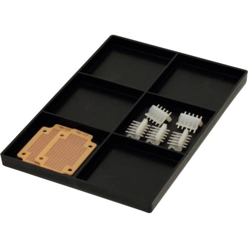 蝶プラ 導電仕分トレー6P