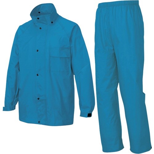 アイトス レインスーツ B10 ターコイズ S