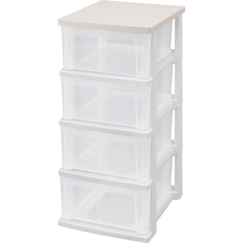 IRIS 284284 ウッドトップチェストスリム