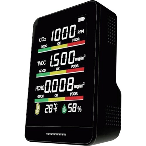 グリーンクロス 日本製 多機能型CO2濃度測定器