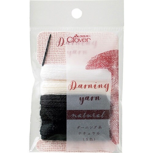 CLOVER ダーニング糸ナチュラル モノクロ