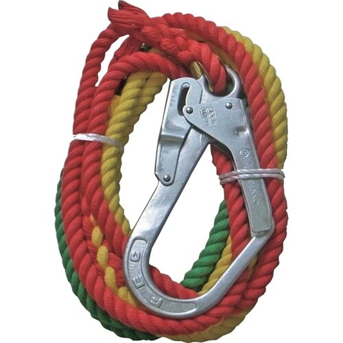 まつうら 3色つなぎ介錯ロープ 12mmΦ×5m