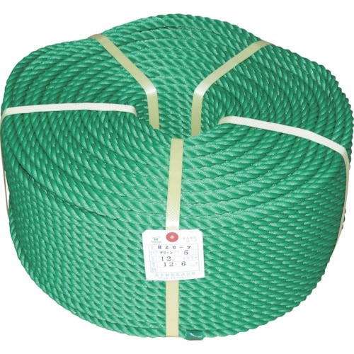 高木 HZロープ 緑 12mmX200m