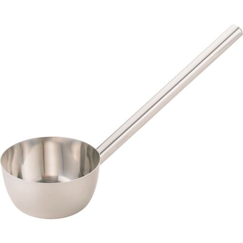 TKG ステンレス 一体型 角柄ひしゃく 18cm