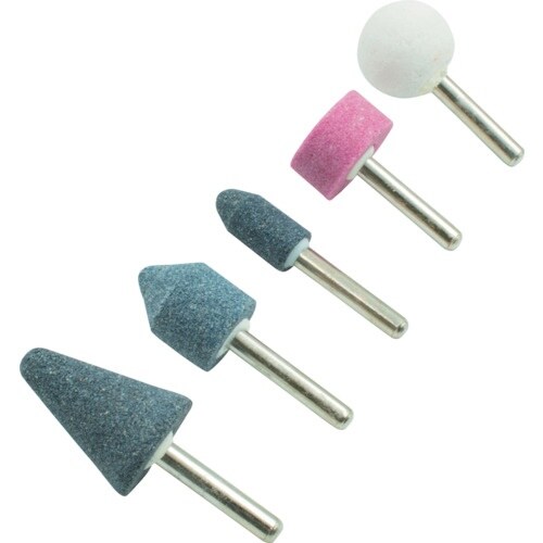 アストロプロダクツ 5PC 軸付砥石セット 6MM