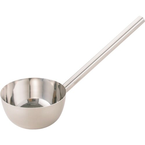 TKG ステンレス 一体型 角柄ひしゃく 21cm