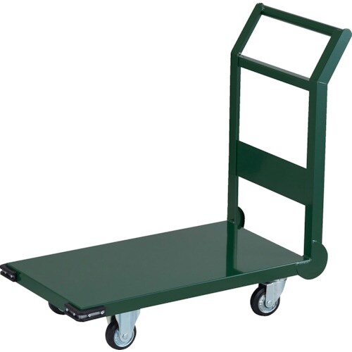 TRUSCO 鋼鉄製運搬車 ハンドル側自在車輪 8