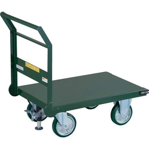 TRUSCO 鋼鉄製運搬車 1トン ハンドル側自在