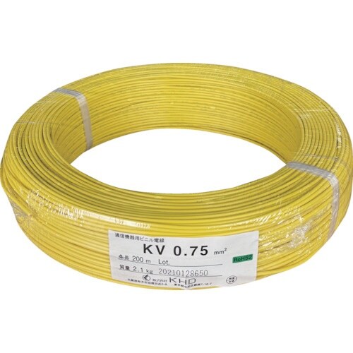 KHD KV0.75 黄 200m
