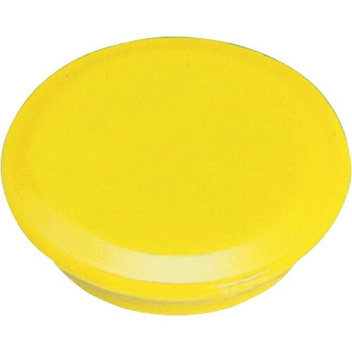 西敬 マグネットタック丸型40mm黄10個入
