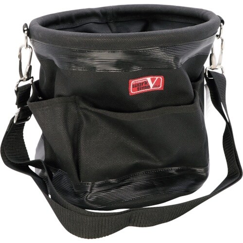 コヅチ 電工バケツ 外ポケット・ショルダーベルト付