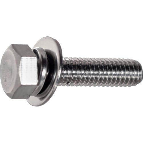 TRUSCO 座金・バネ座金組込六角ボルト(ステン