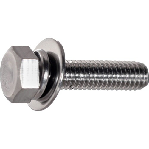 TRUSCO 座金・バネ座金組込六角ボルト(ステン