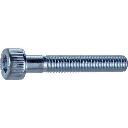 TRUSCO 六角穴付ボルト 三価白 半ネジ M5