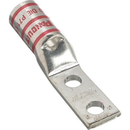 PANDUIT 銅製圧縮端子 2穴 幅細取付板 電