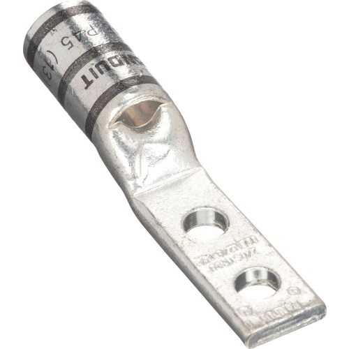 PANDUIT 銅製圧縮端子 2穴 幅細取付板 電