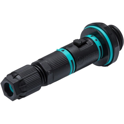 タカチ パネルマウントマイクロ防水中継コネクタ