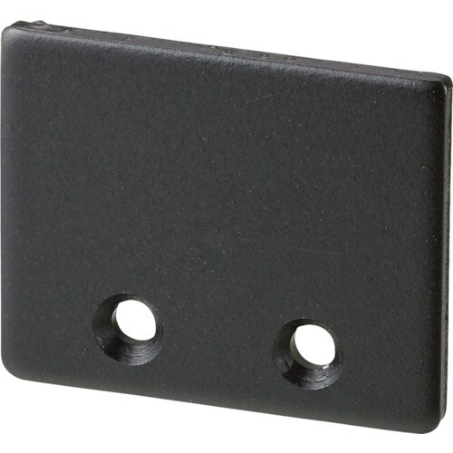 岡田 カーテンレール D40キャッププレート ブラ