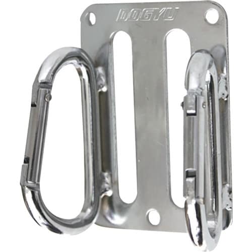 DOGYU メッキ Wカラビナフック F−77