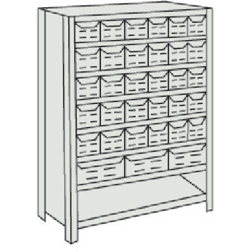 TRUSCO 軽量150型背引出付棚 900X30