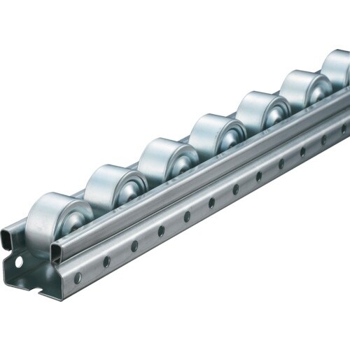 TRUSCO 流動棚用ホイールコンベヤ 鉄製Φ36