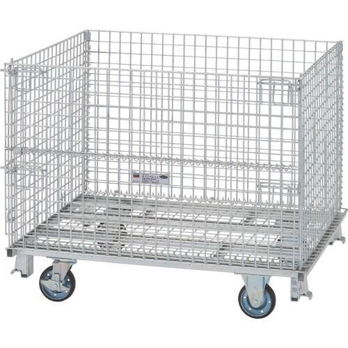 TRUSCO ネットパレット 車輪付 1200X1