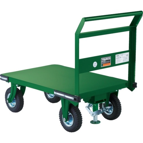 TRUSCO 鋼鉄製運搬車 900X600 Φ22