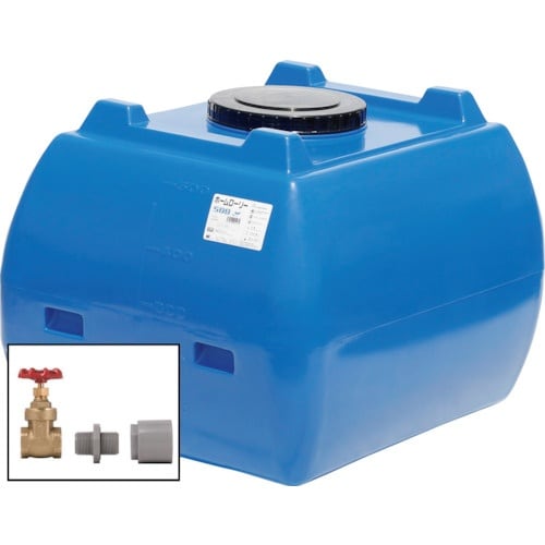 SUIKO ホームローリータンク500 青 ドレン