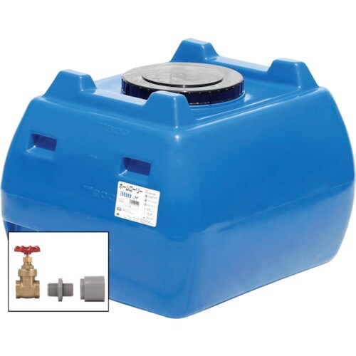 SUIKO ホームローリータンク300 青 ドレン