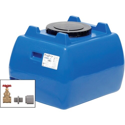 SUIKO ホームローリータンク200 青 ドレン