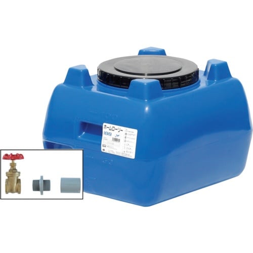 SUIKO ホームローリータンク100 青 ドレン