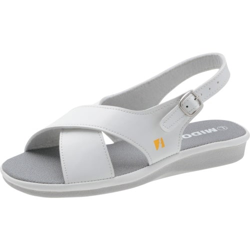 ミドリ安全 静電サンダル PSレディCB ホワイト