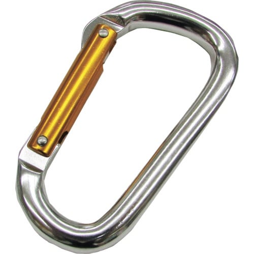 水本 アルミカラビナ(環なし)(シルバー) 線径1