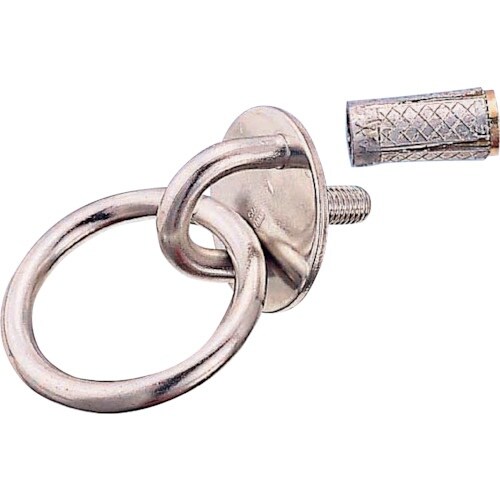 水本 ネジ込みラウンドアイ丸カン(アンカープラグ付