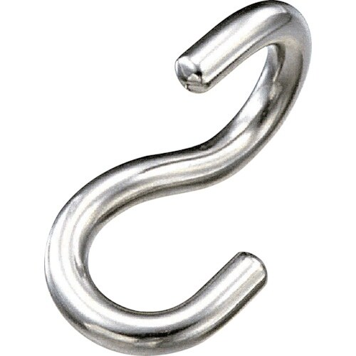 水本 ロープ用Sカン(ツイスト) 線径6mm全長5