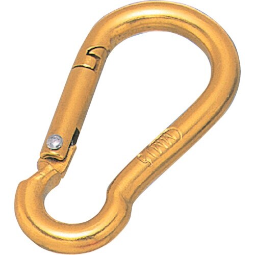 水本 アルミスナップフック(ゴールド) 線径5mm