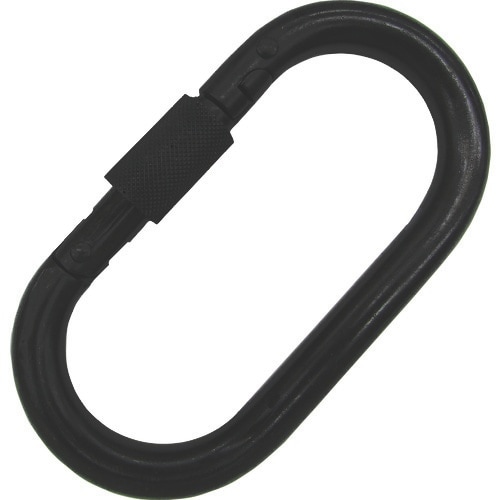 水本 ステンレス カラビナ(環付) 黒色塗装 線径