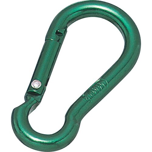 水本 アルミスナップフック(グリーン) 線径6mm