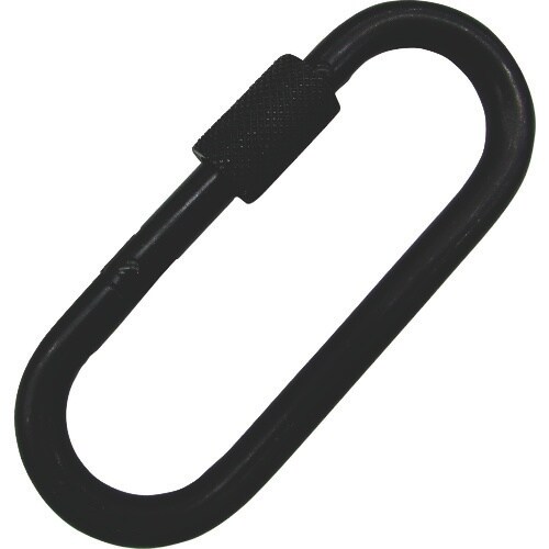 水本 ステンレス プチカラビナ(環付) 黒色塗装
