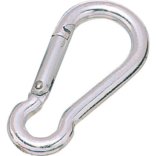 水本 アルミスナップフック(シルバー) 線径5mm